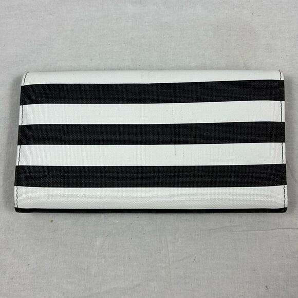 Kut From The Kloth Black & White Striped Wallet - Picture 2 of 4